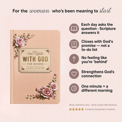 One Minute with God for WoMen - 365 Days Devotional Journal -